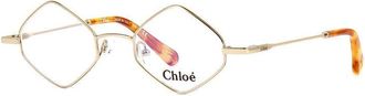 Chlo&eacute; CE2158906 Metal Round Frame Eyeglasses - Gold