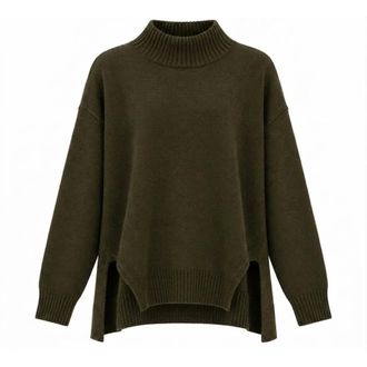 Kaos Dolcevita - - Knitwear - Donna - Verde - L