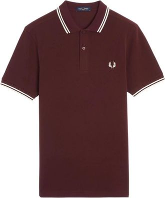Fred Perry Klassiek poloshirt - Heren - Polos - Rood - 2XL - Tops