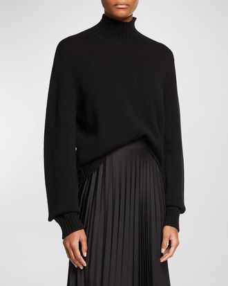 The Row Kensington High-Neck Cashmere Sweater