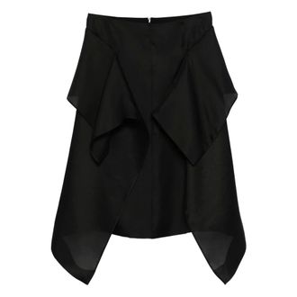 Khaite Midi Skirts - Dames - Rokken - Zwart - Maat: XS