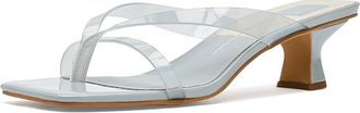 Dolce Vita Brevel Vinyl Womens Sandals Dusty Blue : 6.5 M, Synthetic