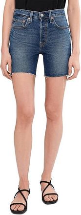 Levi's 501 Mid Thigh Shorts Light-Weight Womens Shorts Revved Engine : 26, Cotton/Lyocell