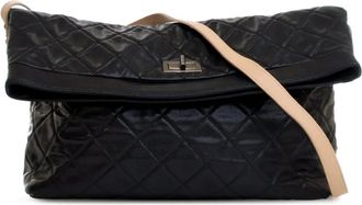 Chanel 2009-2010 Reissue Caviar Messenger Flap gewatteerde crossbodytas - Zwart