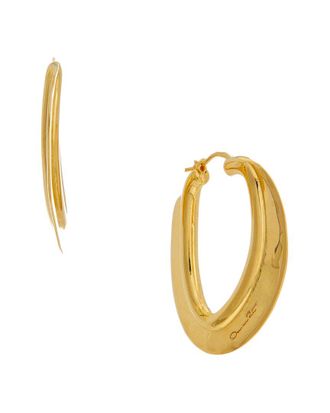 Oscar De La Renta Oscar De La Renta O Disc Hoop Earrings