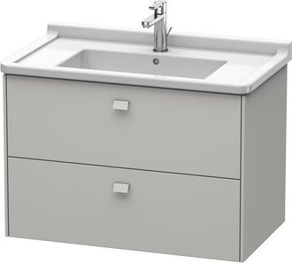 Duravit Duravit Brioso Neceser De Pared 82,0 X 46,9 Cm, Con 2 Cajones, Incl. Hueco Para Sif&oacute;n Y Delantal, Para Lavabo Starck 3 030480, Color (frente/cuerpo): 