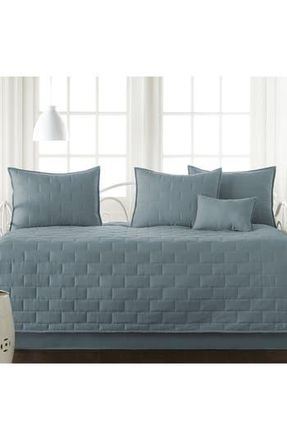 Southshore Fine Linens Brickyard Quilt Set in Steel Blue at Nordstrom Rack, Size Twin