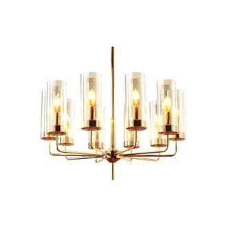 OEM L&aacute;mpara De Ara&ntilde;a Eterion 10 Cognac - L&aacute;mpara De Ara&ntilde;a De Color &Aacute;mbar De 70 Cm