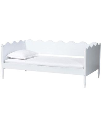 Baxton Studio Malaya Modern Full Daybed With Scalloped Edges