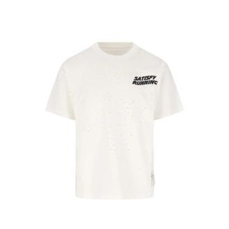 SATISFY Perforated Logo T-shirt