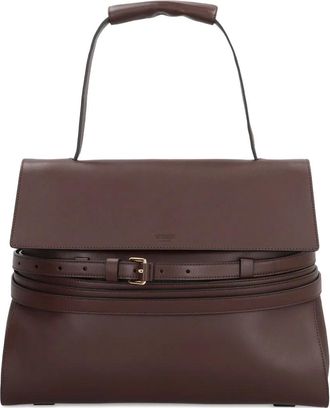 Moschino Borsa tote con cintura - Marrone