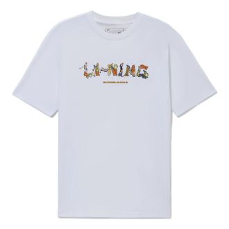 Li-Ning Hoops Graphic T-shirt White AHSSD65-1