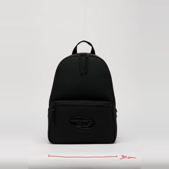 Diesel Holi-D - Backpack in nylon with Oval D logo - Backpacks - Unisex - Black