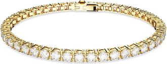Swarovski Matrix Tennis Armband - unisex - Accessoires - Geel - Maat: ONE Size