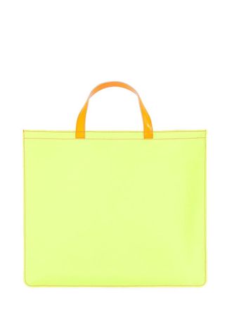 Comme Des Garçons Super Fluo Leather Tote Bag