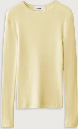 Lisa Yang Womens Vivian Cotton Cashmere T-Shirt In Limone