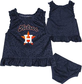 Outerstuff Infant Navy Houston Astros Playground Dress & Bloomers Set at Nordstrom, Size 24M