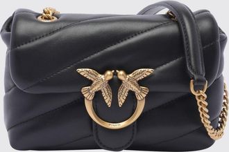 Pinko Baby Love Bag Puff Mini Quilted Nappa Bag with Love Birds Logo