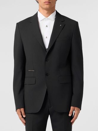 Philipp Plein Blazer monopetto in misto lana