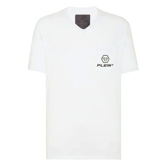 Philipp Plein Heren, Tops, Wit, Maat: 3XL Katoen