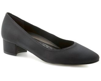 Ros Hommerson Womens Heidi Ii Pumps In Black Microtouch