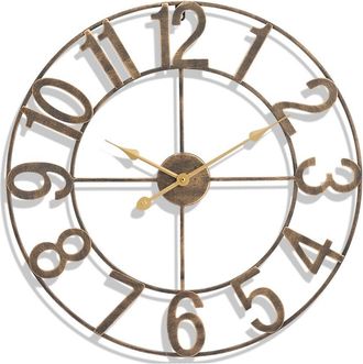 Sorbus Decorative 32in Numeral Wall Clock