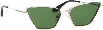 Alexander McQueen Cat-Eye Sunglasses - Green
