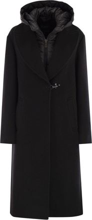 Fay Double Front Coat In Wool And Cashmere