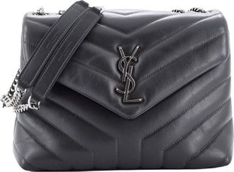 Saint Laurent Loulou Shoulder Bag Matelass&eacute; Chevron Small (Authentic Pre- Loved)