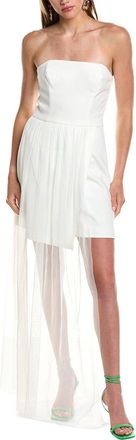 French Connection Whisper One-Shoulder Tulle Mini Dress