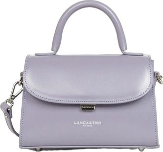 Lancaster Suave Even Flap Bag - Dames - Tassen - Paars - Maat: ONE Size Leer