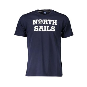 North Sails Heren, Tops, Blauw, Maat: L Katoen