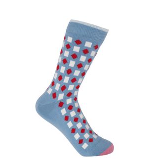 Peper Harow Diamonds Womens Socks - Blue