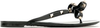 Valentino Garavani Black Rockstud Sandals