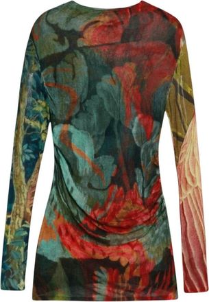 Desigual Mujer, Camisetas, Multicolor, Talla: XL