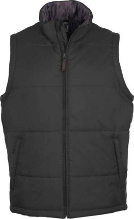 SOLS Unisex Warm Gilet voor volwassenen (Houtskool Grijs Effen)