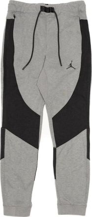Nike Jordan Mens Air Jordan Stripe Printing Logo Lacing Bundle Feet Sports Pants/Trousers/Joggers Gray DQ7320-091