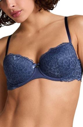 Hunkem&ouml;ller Marine Padded Underwired Bra in Blue Indigo at Nordstrom, Size 36Ddd