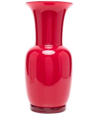 VENINI Vaso Opalini - Rosso