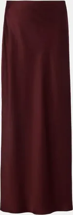 Brunello Cucinelli Satin maxi skirt