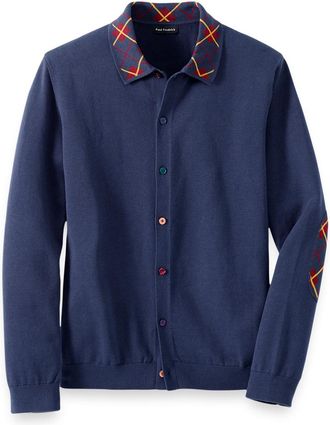 Paul Fredrick Cotton Button Front Polo