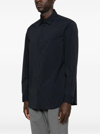 Emporio Armani Lightweight Nylon Shirt - Navy