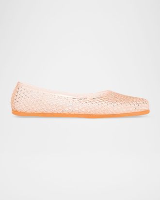 Ancient Greek Sandals Iro Transparent Jelly Ballerina Flats