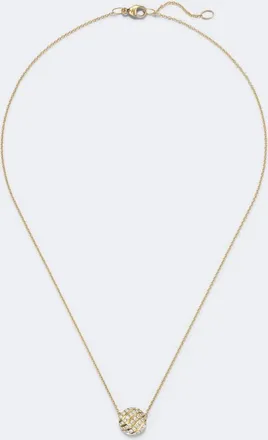 David Yurman Collar con colgante Sculpted Cable de oro de 18 ct con diamantes