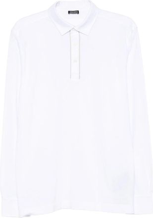 Ermenegildo Zegna Long-sleeve Polo Shirt