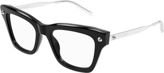 Alexander McQueen Glasses, female, Black, 52 MM, Am0484O 005 Glasses