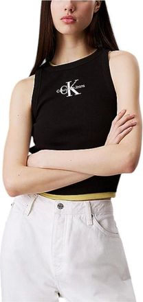 Calvin Klein Mujer, Camisetas, Negro, Talla: S