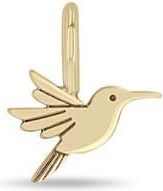 Zoë Chicco Midi Bitty Hummingbird Charm in Yellow Gold at Nordstrom