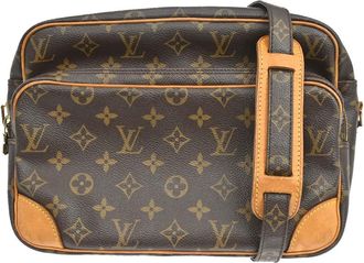 Louis Vuitton Nil Messenger Monogram Canvas Brown Canvas Handbag (Pre-Owned)