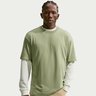 Nike Mens Nike Sportswear Loose T-Shirt in Brown | IX2080-377